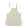 Organic cotton apron 340 gr/m²