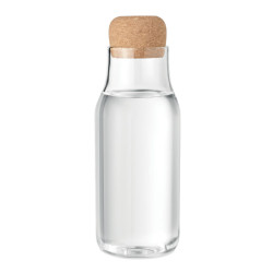 Glass bottle cork lid 600 ml