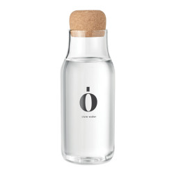 Glass bottle cork lid 600 ml