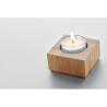 Bamboo tealight holder