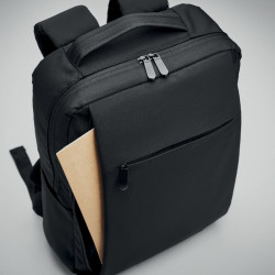 Laptop backpack in 300D RPET