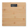 Bamboo bathroom scale