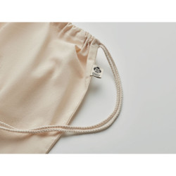 Organic cotton drawstring bag