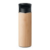 Double wall bamboo flask 450ml