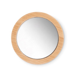 Bamboo make-up mirror