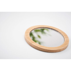 Bamboo make-up mirror