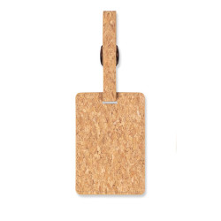 Cork luggage tag