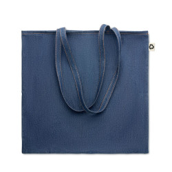 Recycled denim shopping bag