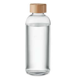 Glass bottle 650ml bamboo lid