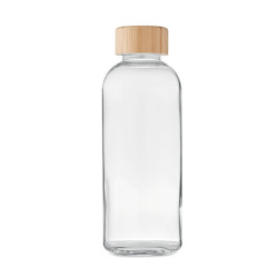 Glass bottle 650ml bamboo lid