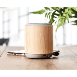 5.3 wireless bamboo speaker