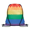 Rainbow RPET drawstring bag