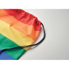 Rainbow RPET drawstring bag