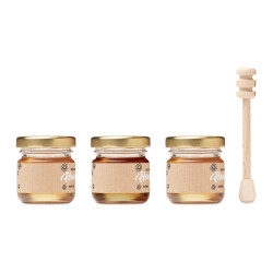 Set of 3 wildflower honey