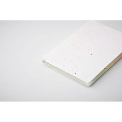 Seed paper sticky note pad