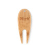 Bamboo golf divot tool