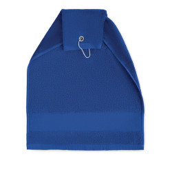 Cotton golf towel with hanger
