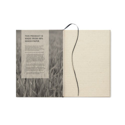 A5 grass notebook 80 lined