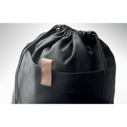 Recycled cotton drawstring bag
