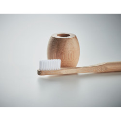 Bamboo tooth brush with stand