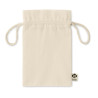 Small organic cotton gift bag