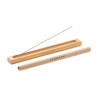 Incense set in bamboo