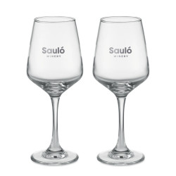 Set of 2 wine glasses