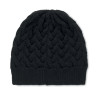 Cable knit beanie in RPET