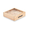 Pine wooden labyrinth game