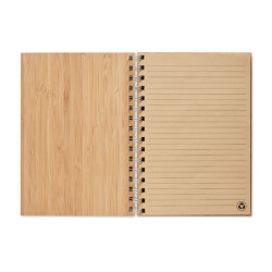 A5 ring bound Bamboo notebook