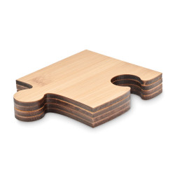 Set of 4 puzzle coasters