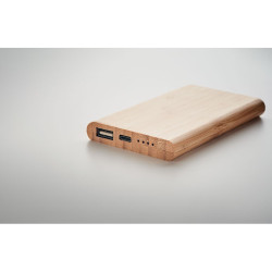 4000 mAh Bamboo power bank