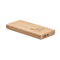 6000 mAh Bamboo power bank