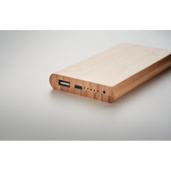 6000 mAh Bamboo power bank