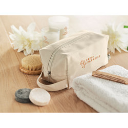 Canvas cosmetic bag 220 gr/m²