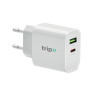 18W 2 port USB charger EU plug