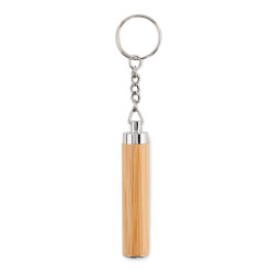 Mini bamboo torch with keyring