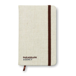 A6 canvas notebook lined