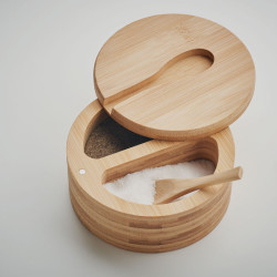 Salt and pepper bamboo box