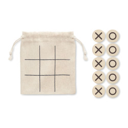 Wooden tic tac toe