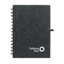 A5 RPET felt cover notebook