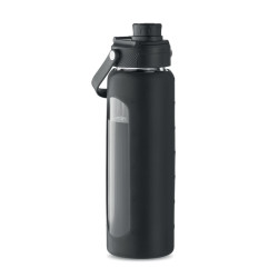 Glass bottle with sleeve 750 ml