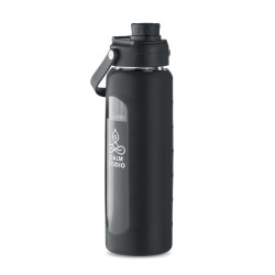 Glass bottle with sleeve 750 ml