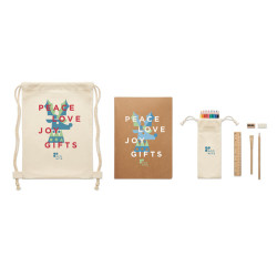 Kids drawing set in drawstring