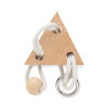 Wooden brain teaser triangle