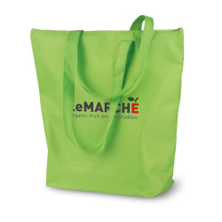 Foldable cooler shopping bag