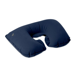 Inflatable pillow in pouch