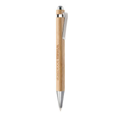 Bamboo automatic ball pen