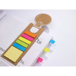 Bookmark with sticky memo pad