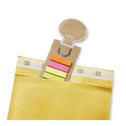 Bookmark with sticky memo pad